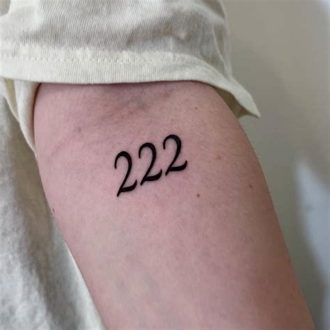 222 tattoo